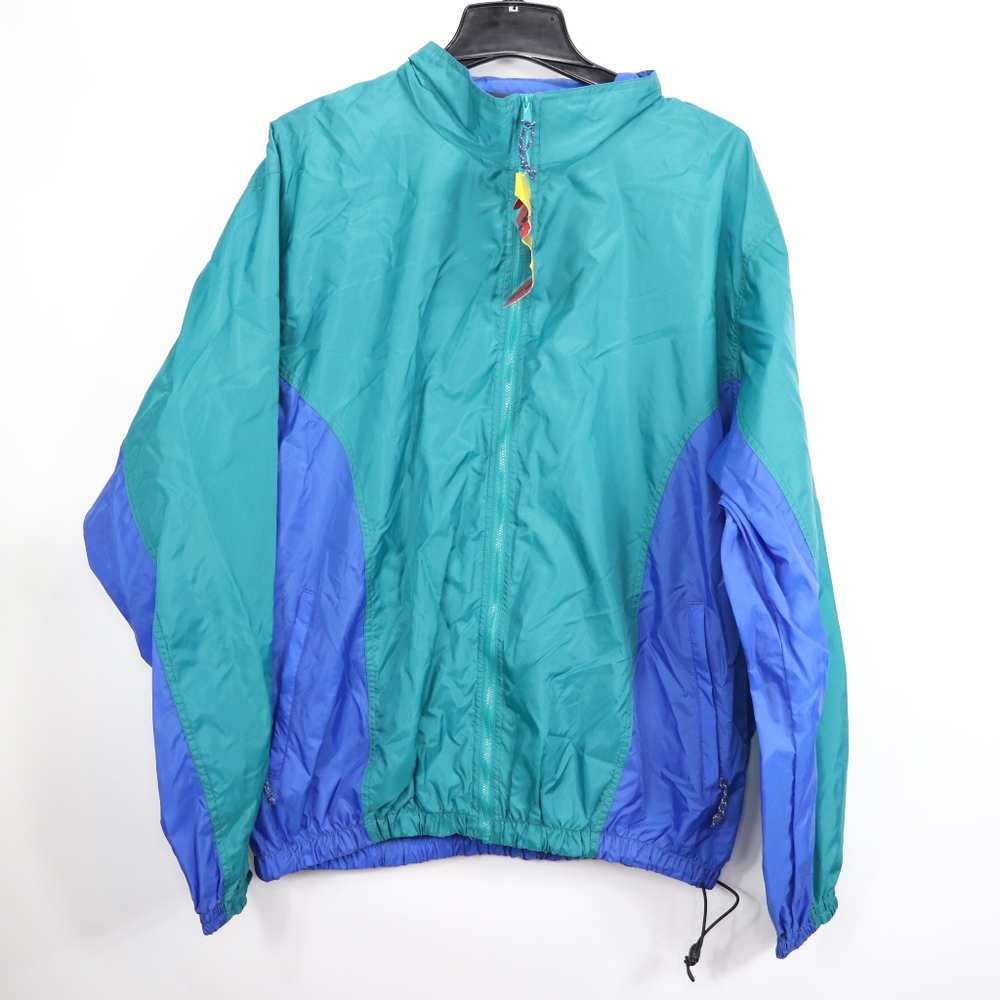 90s New Sierra Sport Hooded Windbreaker Jacket